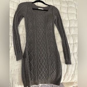 Winter sweater dress like new! Grey color!